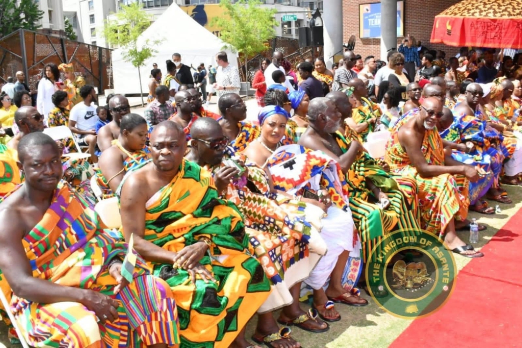 Check out photos and videos of Asantehene at Asanteman Durbar in Memphis