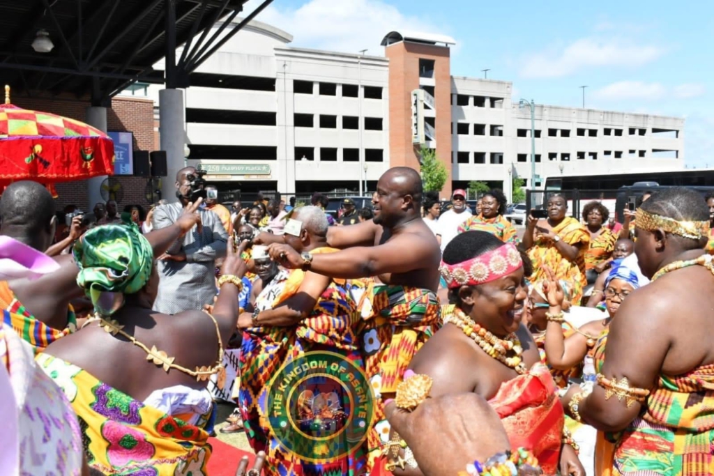 Check out photos and videos of Asantehene at Asanteman Durbar in Memphis