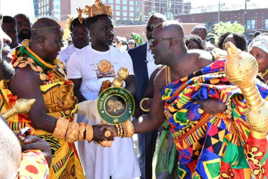 Check out photos and videos of Asantehene at Asanteman Durbar in Memphis