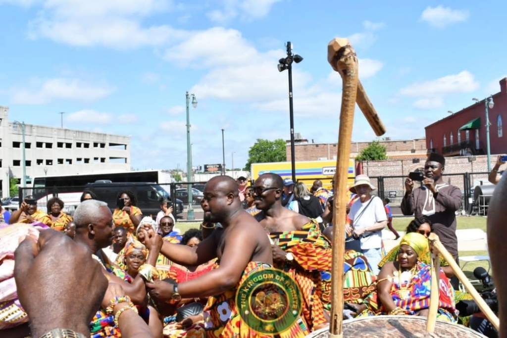 Check out photos and videos of Asantehene at Asanteman Durbar in Memphis