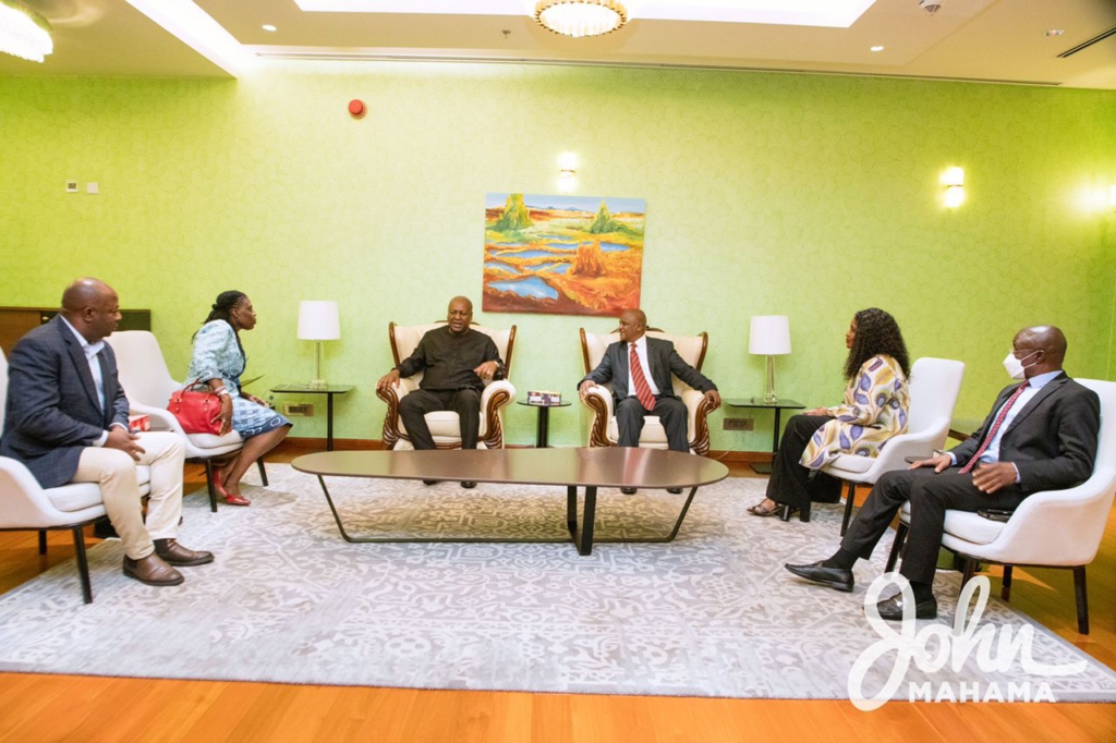 Mahama attends Tana Forum board meeting in Addis Ababa 