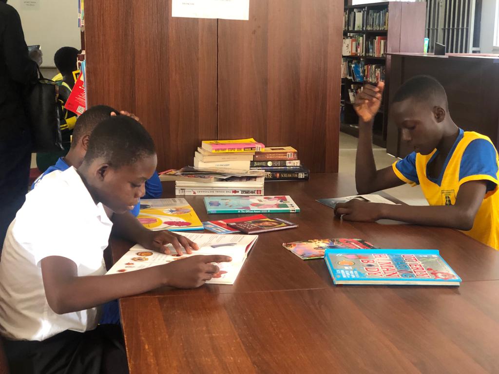MTN Ghana ultramodern library at Ebenezer SHS records high patronage