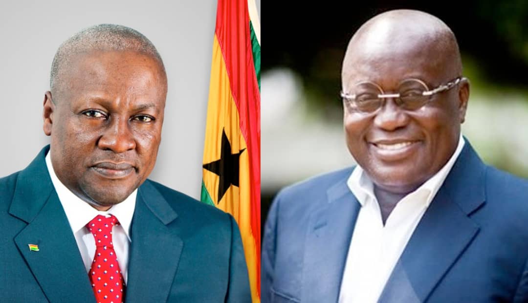 Mahama and Akufo Addo