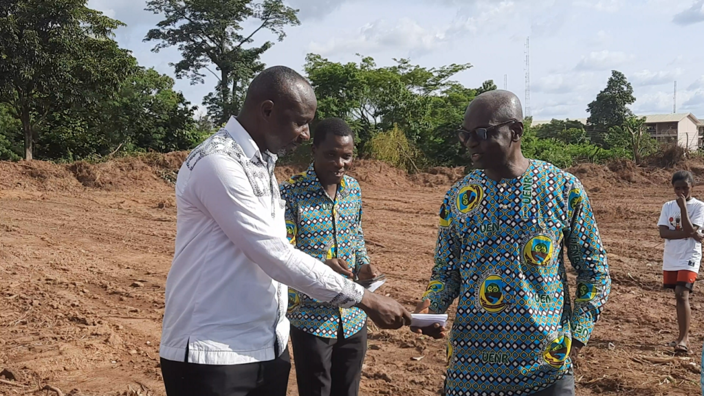 University of Energy and Natural Resources cuts sod for the construction of a sports complex