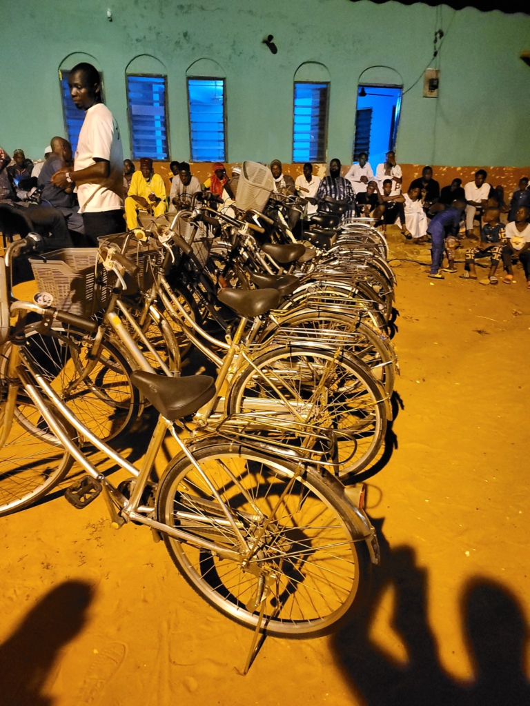 North Tongu MP donates bicycles to Muslim female day students in SHS