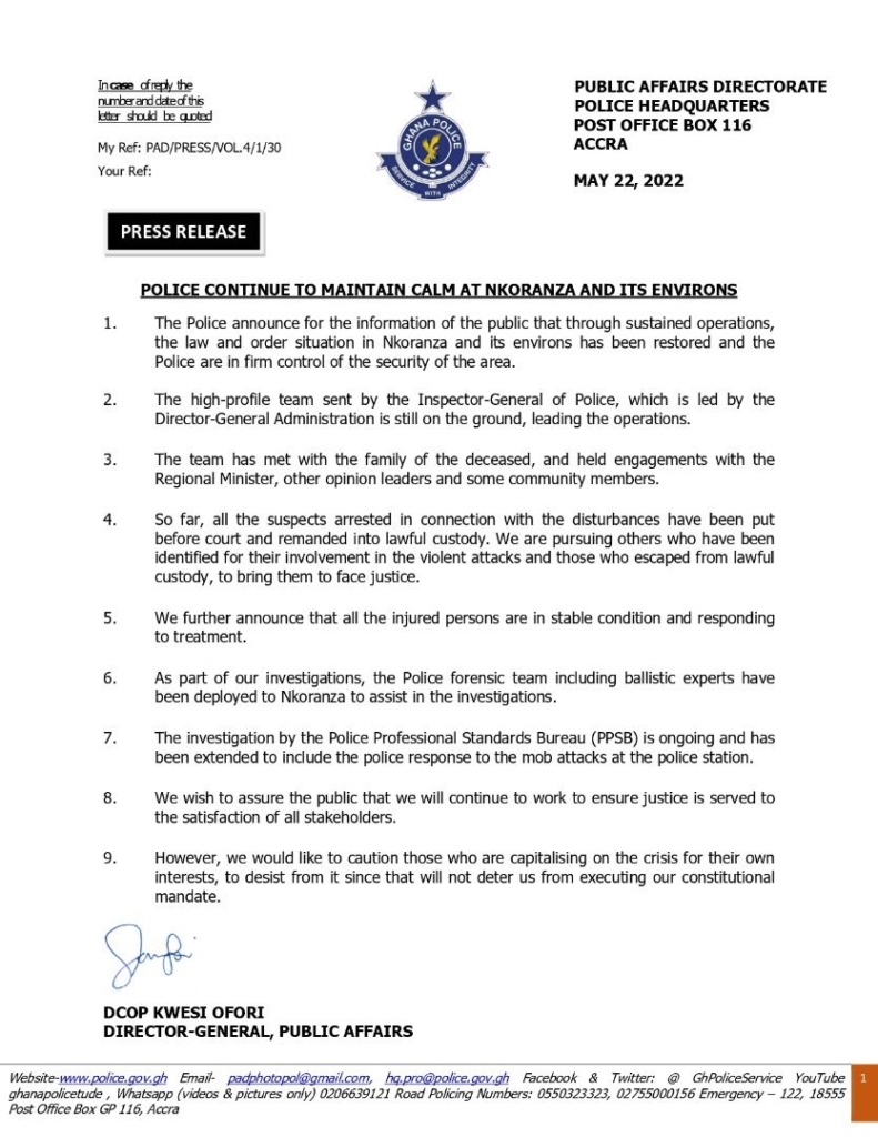 Police deploy ballistic experts to Nkoranza to investigate death of Albert Donkor Police deploy ballistic experts to Nkoranza to investigate death of Albert Donkor