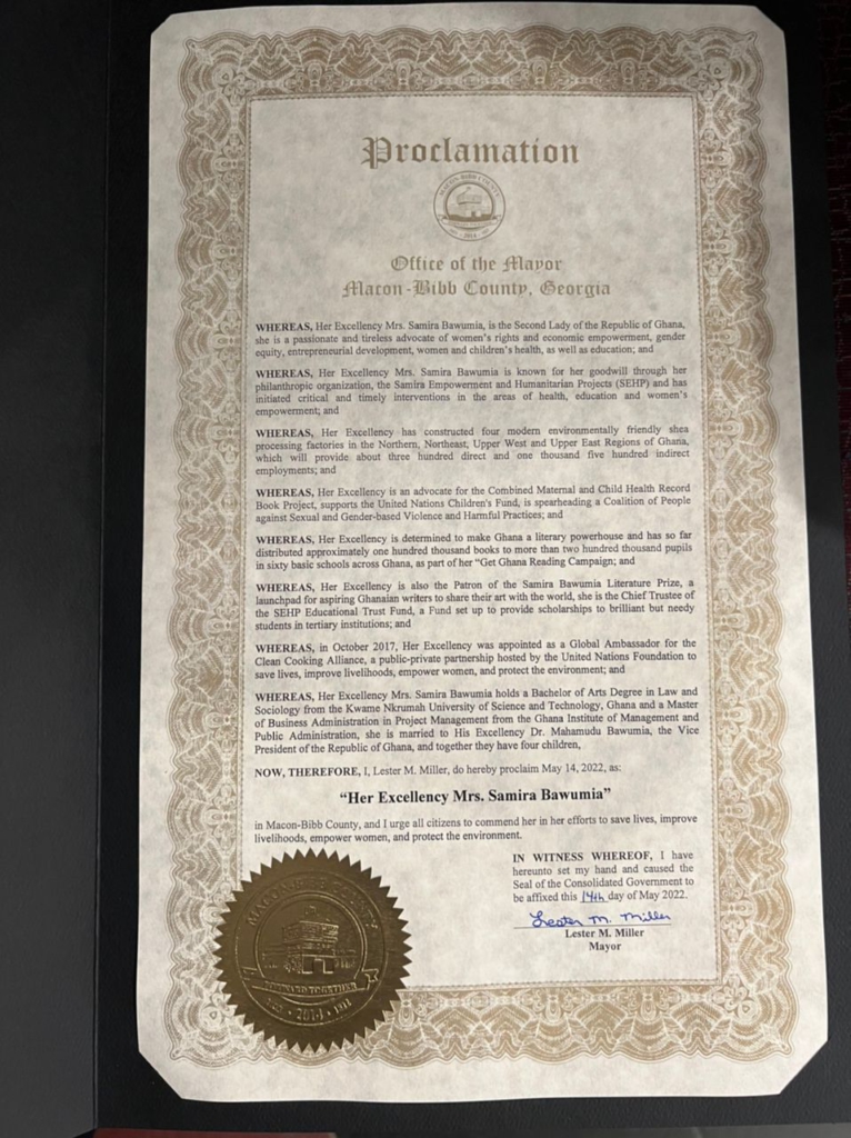 Samira Bawumia honoured with humanitarian award in US Samira Bawumia honoured with humanitarian award in US