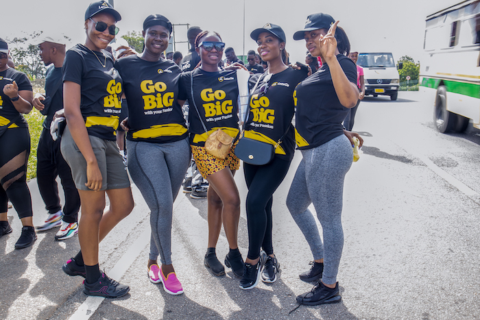 Letshego's customers join company for wellness walk