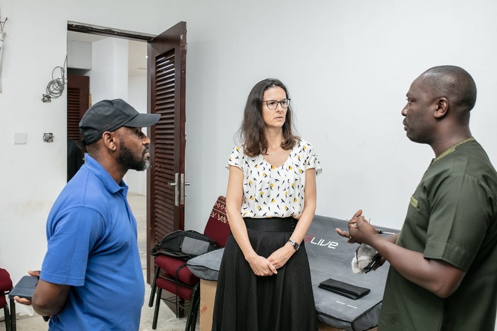 UK High Commissioner tours ICGC's ultramodern audio-visual theatre built by British contractors