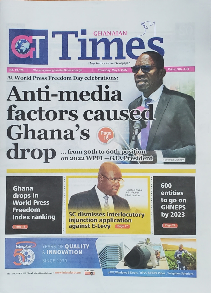 Today's front pages: Thursday, May 5, 2022 Today's front pages: Thursday, May 5, 2022