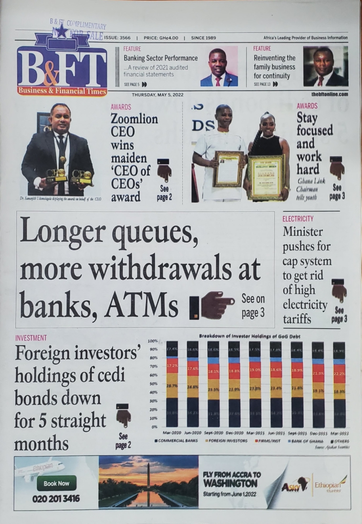 Today's front pages: Thursday, May 5, 2022 Today's front pages: Thursday, May 5, 2022