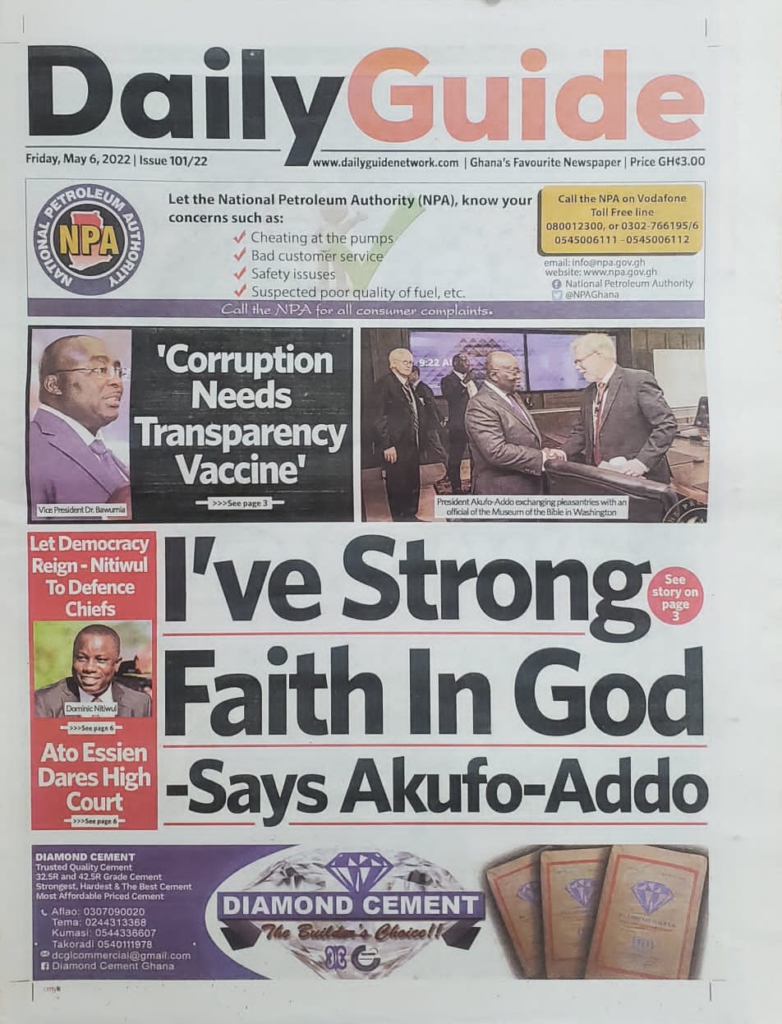 Today's front pages: Friday, May 6, 2022 Today's front pages: Friday, May 6, 2022