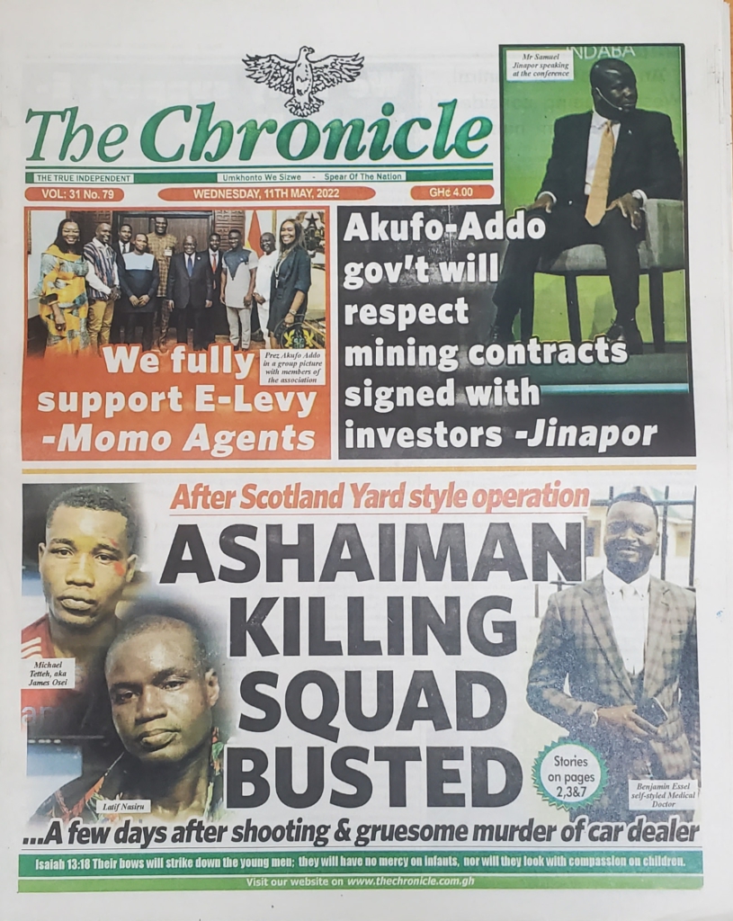 Today's front pages: Wednesday, May 11, 2022 Today's front pages: Wednesday, May 11, 2022