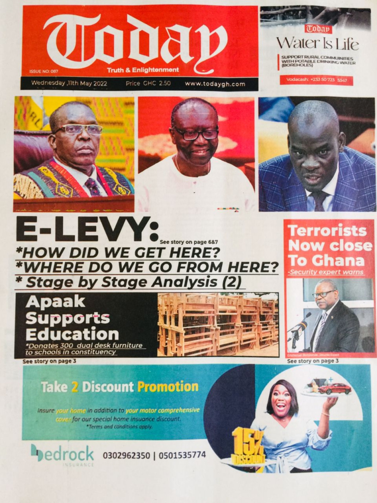 Today's front pages: Wednesday, May 11, 2022 Today's front pages: Wednesday, May 11, 2022