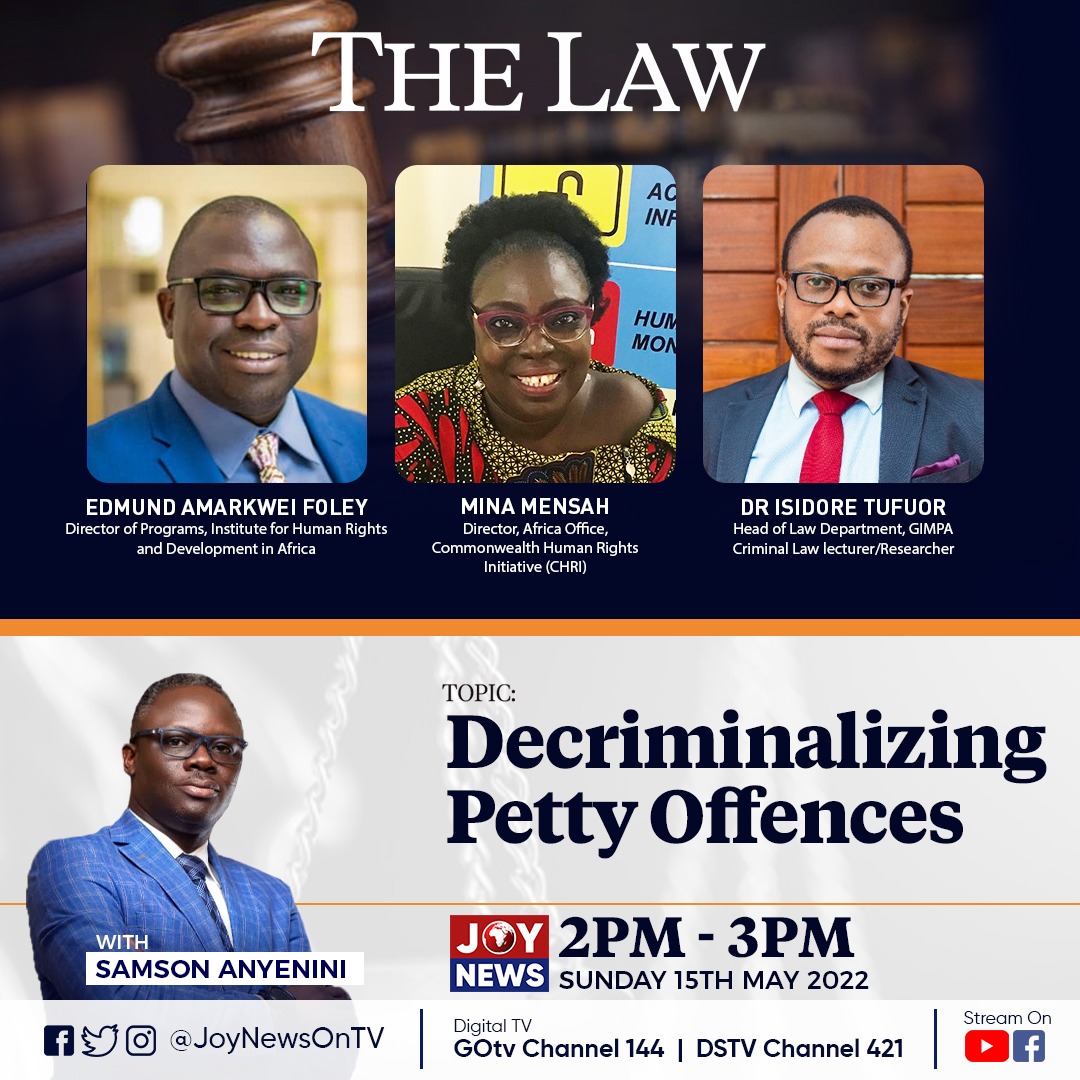 Livestream: The Law discusses decriminalizing petty crimes 2 WhatsApp Image 2022 05 15 at 1.40.38 AM