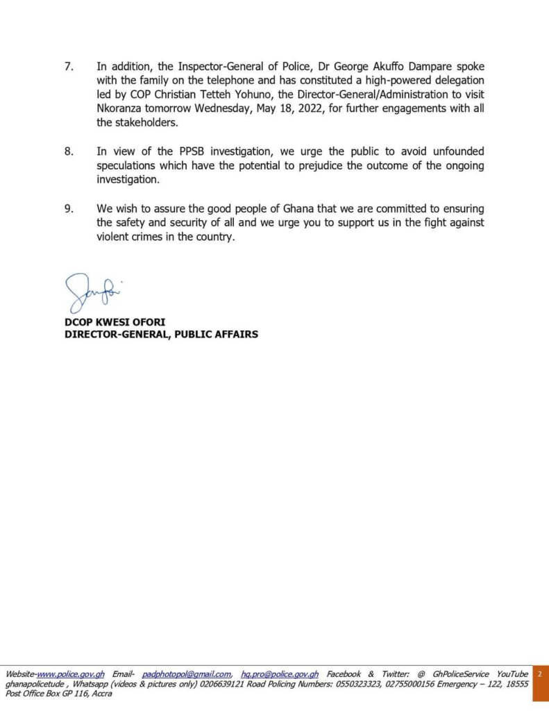 Police disclose details leading to death of Nkoranza robbery suspect Police disclose details leading to death of Nkoranza robbery suspect