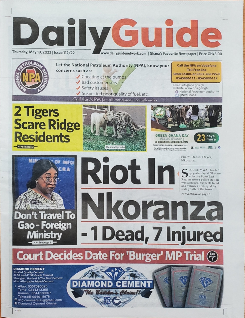 Today's frontpages: Thursday, May 19, 2022 Today's frontpages: Thursday, May 19, 2022