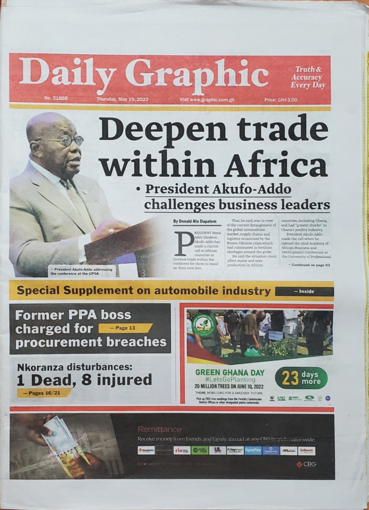 Today's frontpages: Thursday, May 19, 2022 Today's frontpages: Thursday, May 19, 2022