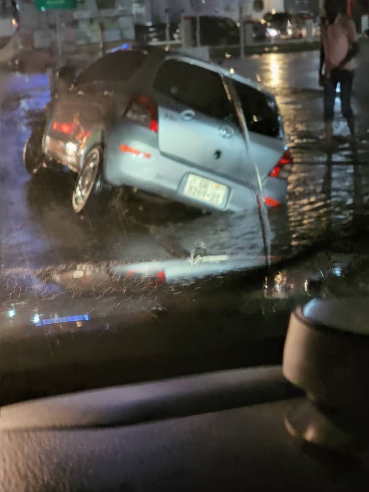 Parts of Accra flooded after Saturday's rains Parts of Accra flooded after Saturday's rains