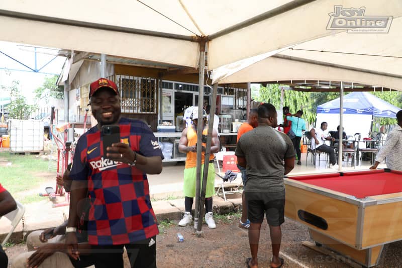 Photos and videos: Hitz FM's Rep Ur Jersey underway at Aviation Social Centre