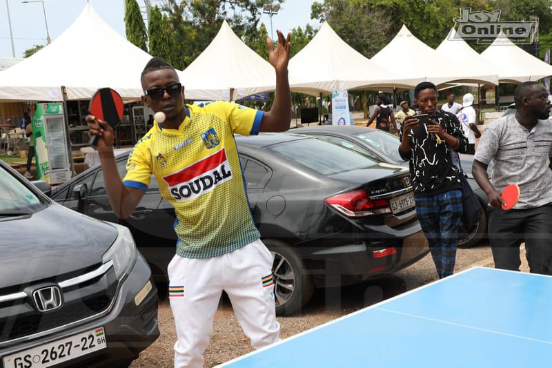 Photos and videos: Hitz FM's Rep Ur Jersey underway at Aviation Social Centre