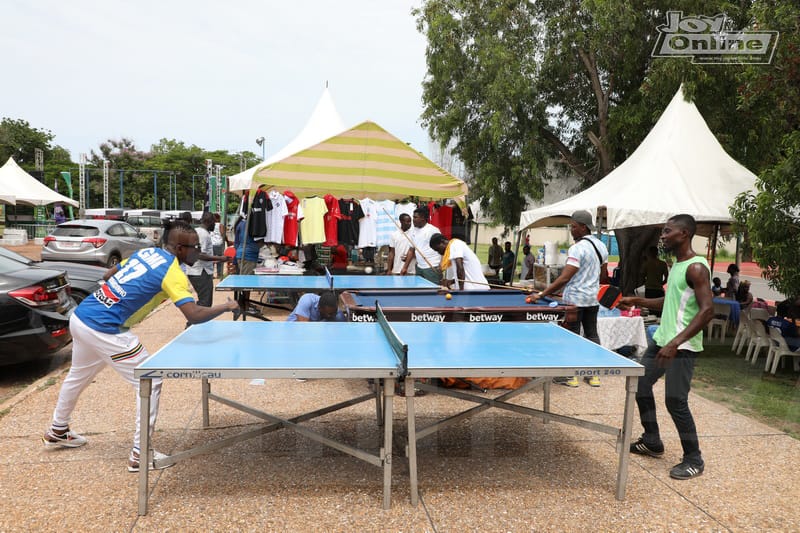 Photos and videos: Hitz FM's Rep Ur Jersey underway at Aviation Social Centre