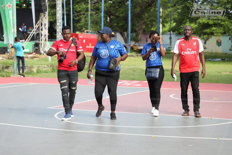 Photos and videos: Hitz FM's Rep Ur Jersey underway at Aviation Social Centre