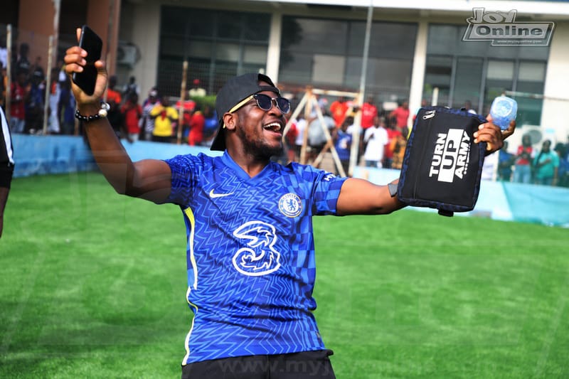 Photos and videos: Hitz FM's Rep Ur Jersey underway at Aviation Social Centre