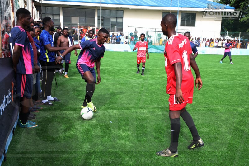 Photos and videos: Hitz FM's Rep Ur Jersey underway at Aviation Social Centre