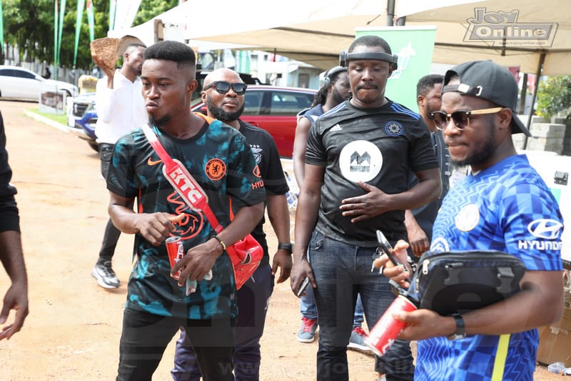 Photos and videos: Hitz FM's Rep Ur Jersey underway at Aviation Social Centre