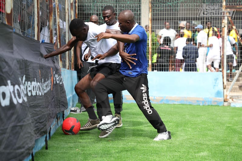 Photos and videos: Hitz FM's Rep Ur Jersey underway at Aviation Social Centre