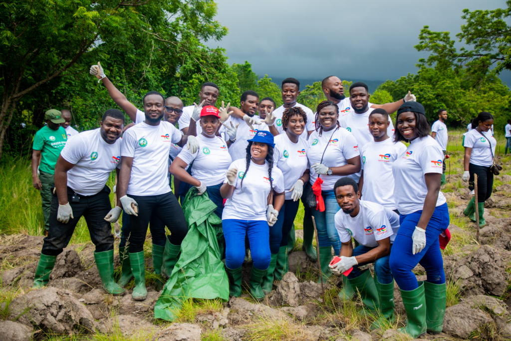 Total Petroleum Ghana goes planting on Green Ghana Day