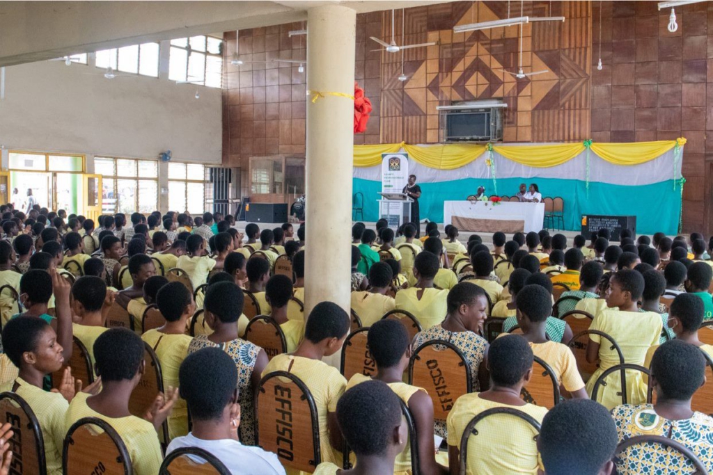 Group embarks on career guidance outreach in schools within Juaben and Effiduase enclaves