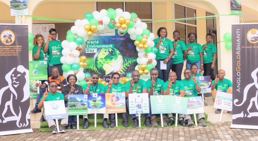AngloGold Ashanti Iduapriem employees mark World Environment Day with tree planting exercise
