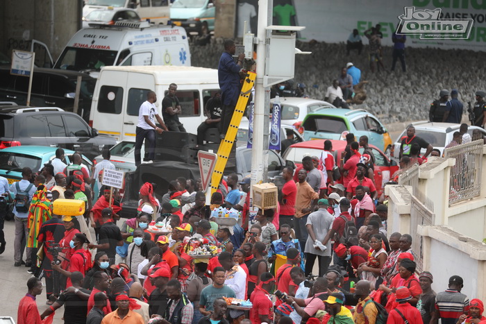 Tear gas fired at Arise Ghana demo Tear gas fired at Arise Ghana demo