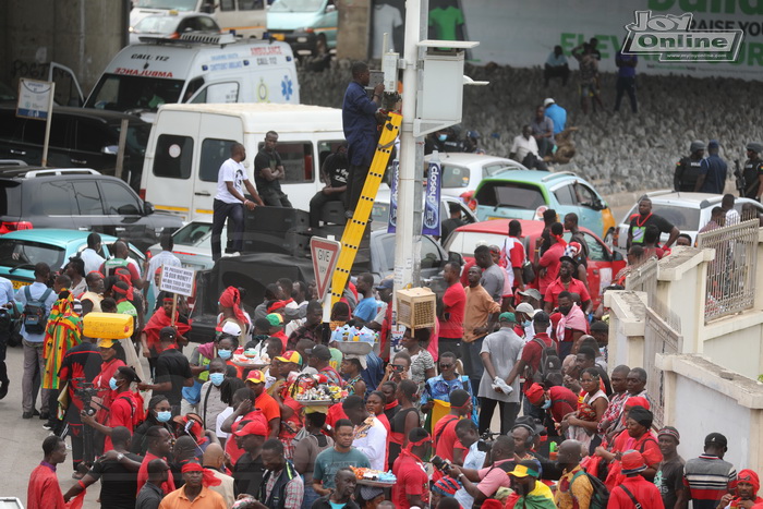 Tear gas fired at Arise Ghana demo