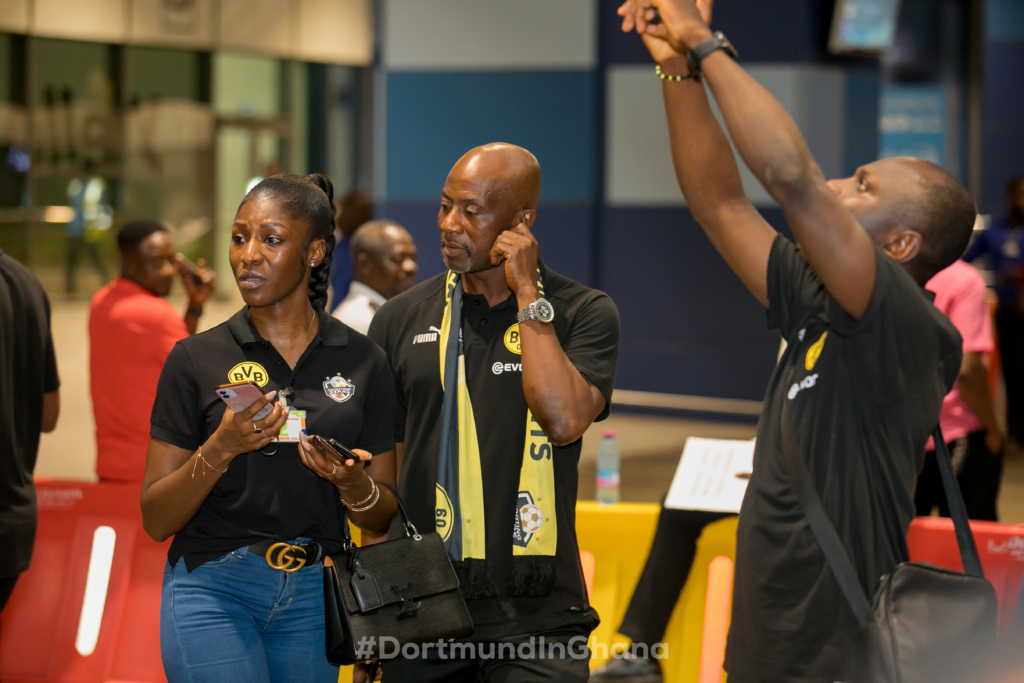 Dortmund Legends arrive in Ghana ahead of clash with African Giants