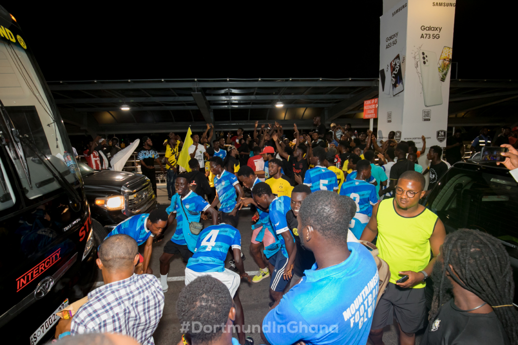 Dortmund Legends arrive in Ghana ahead of clash with African Giants