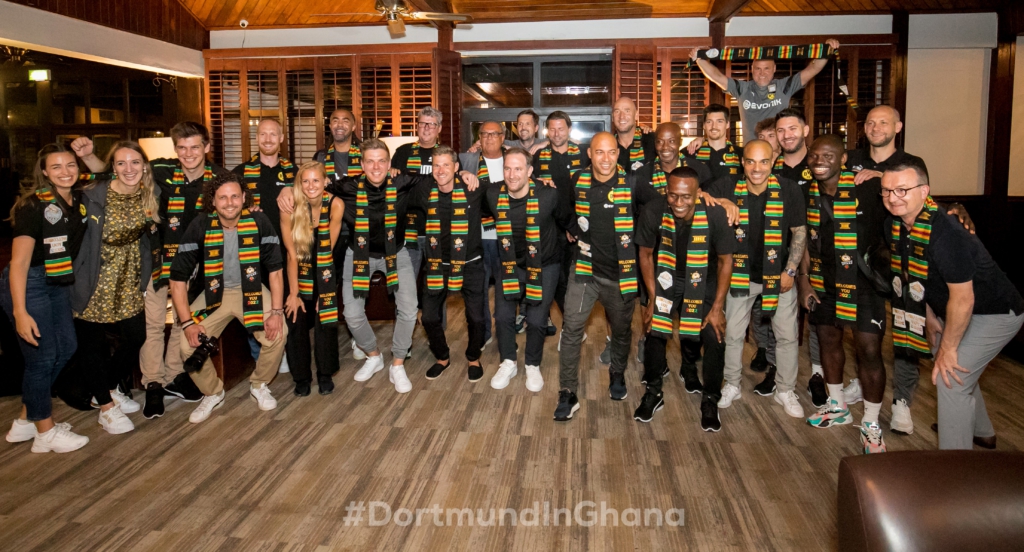 Dortmund Legends arrive in Ghana ahead of clash with African Giants