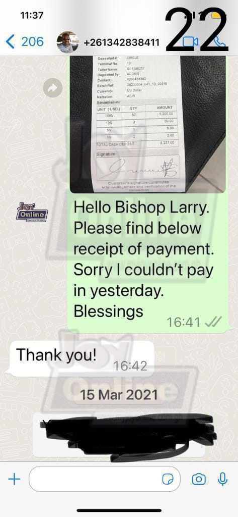 Lighthouse pastor in Madagascar speaks out on Larry Odonkor's car sale saga