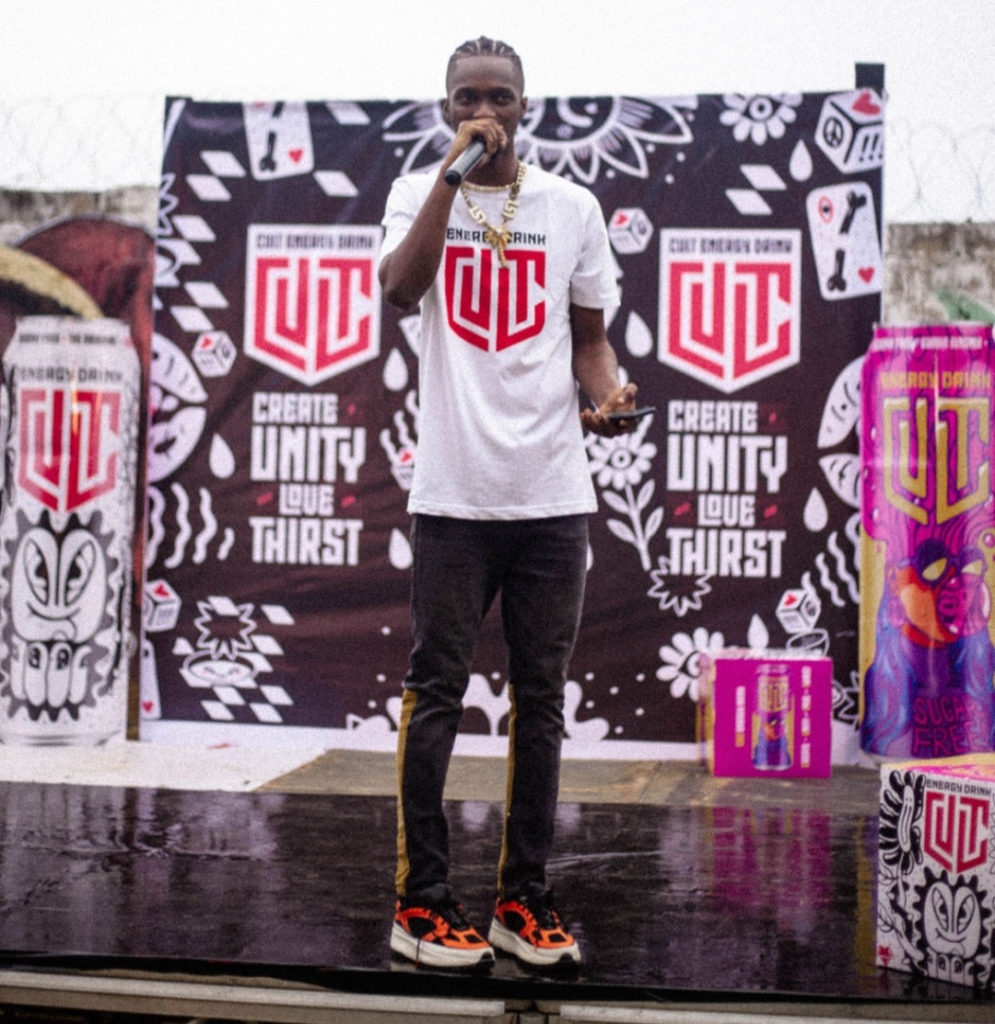 Kwesi Arthur and other celebrities rock Ghana launch of CULT energy drink