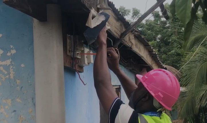 ECG installs prepaid meters at Krobo amidst heavy military and police protection