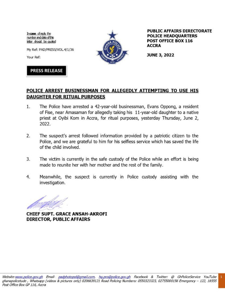 Man who attempted to sacrifice daughter assisting police with investigation Man who attempted to sacrifice daughter assisting police with investigation