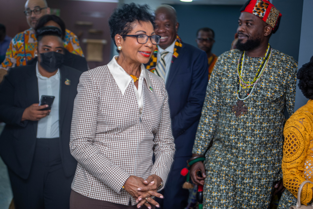 Photos: First Lady of Bahamas tours Accra with Ahanta Chiefs