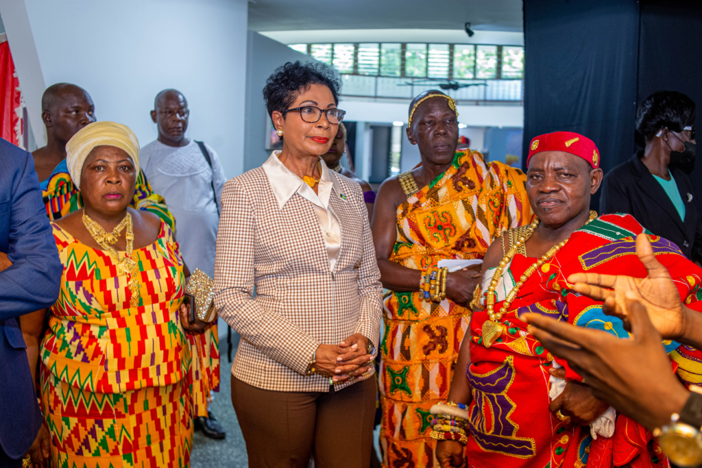 Photos: First Lady of Bahamas tours Accra with Ahanta Chiefs