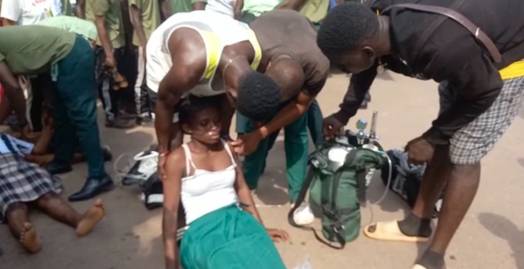Over 20 students of Islamic SHS injured after Police allegedly shot to disperse crowd