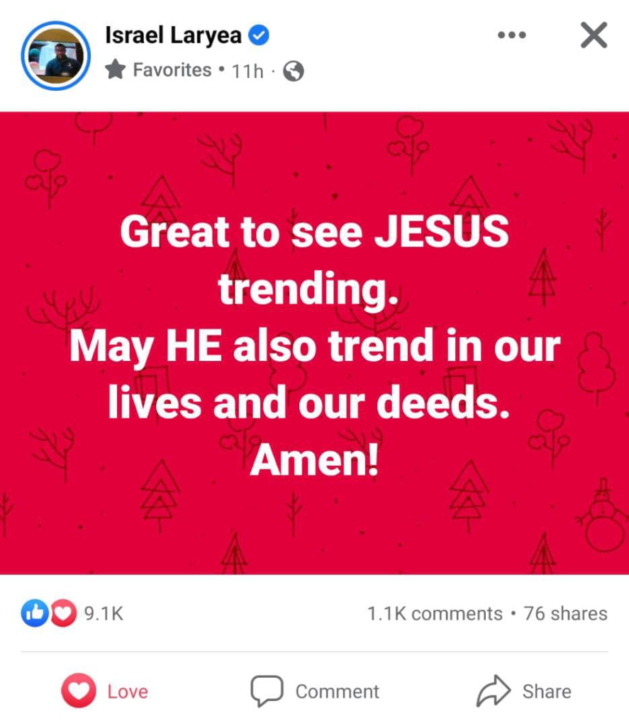 Why Jesus is trending on social media Why Jesus is trending on social media