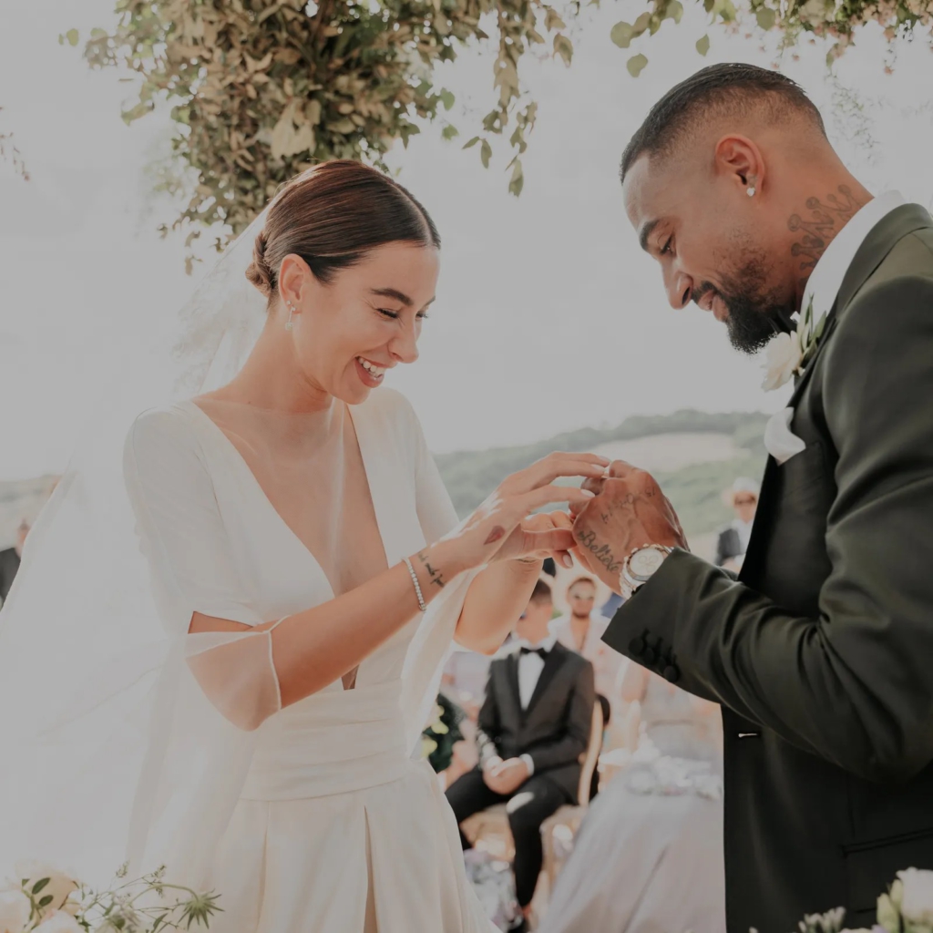 Kevin Prince Boateng marries Italian girlfriend, Valentina