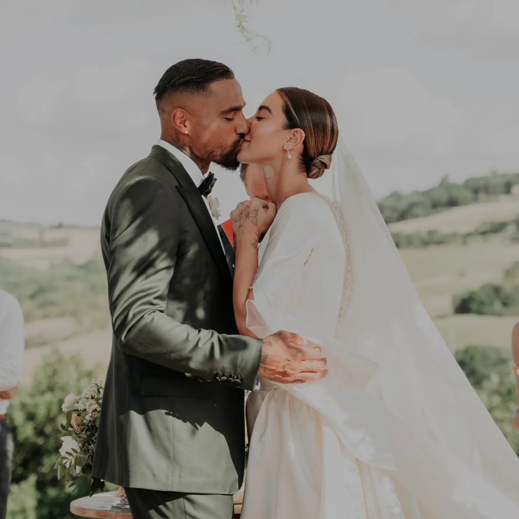 Kevin Prince Boateng marries his Italian girlfriend, Valentina