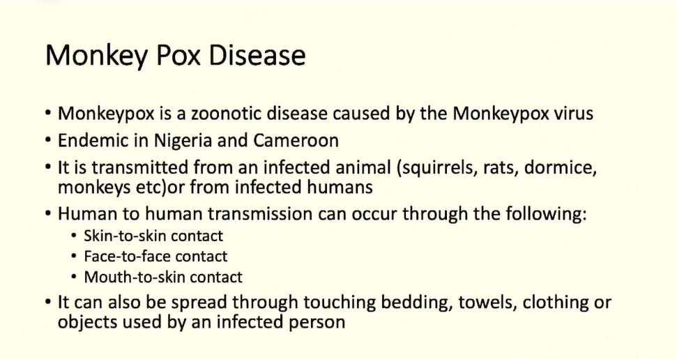 5 cases of monkeypox confirmed in Ghana
